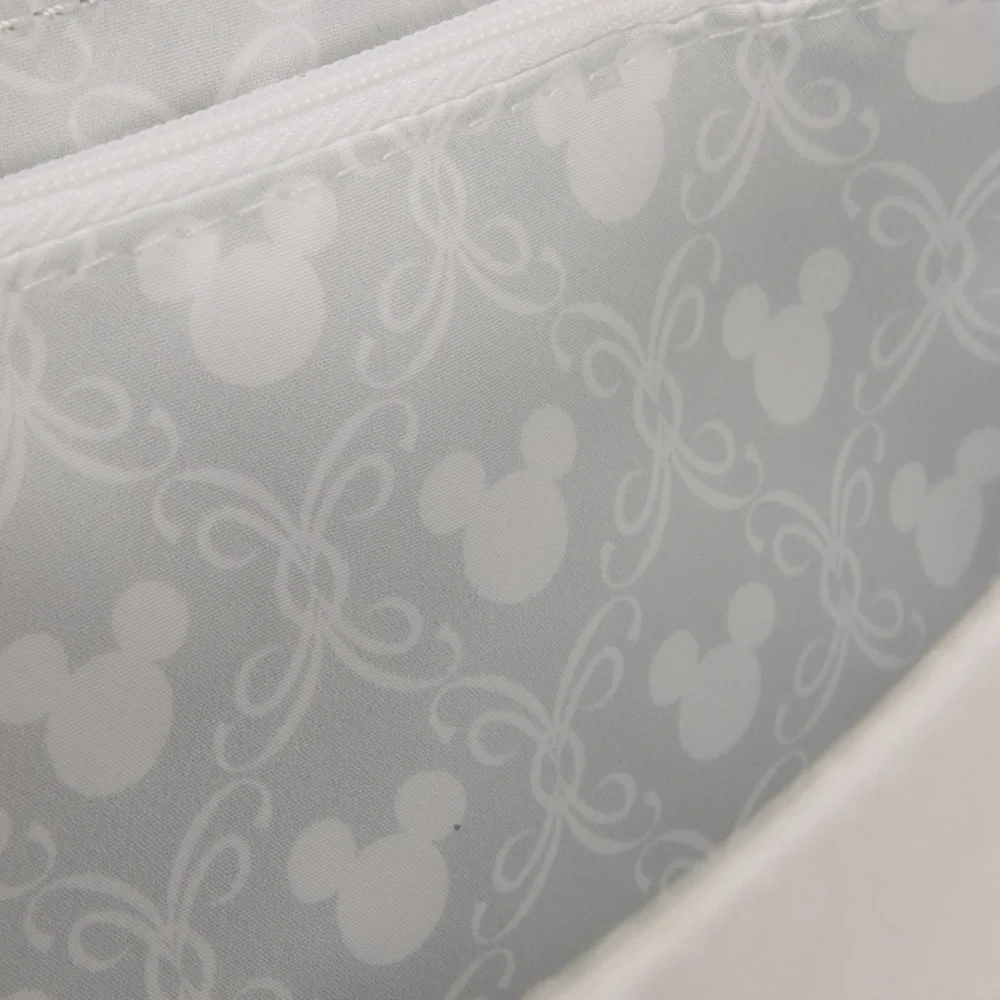 Disney‎ Loungefly Minnie Mouse Wedding Zip Around Wallet